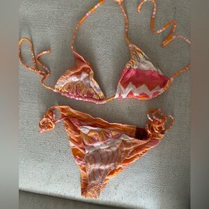 Missoni Pink and Orange Bikini Set